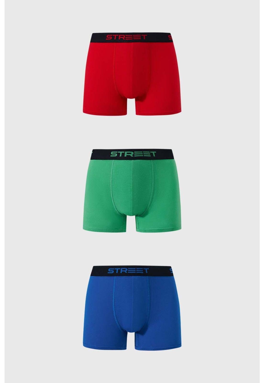 Bóxer Niño Tripack Azul - V-0