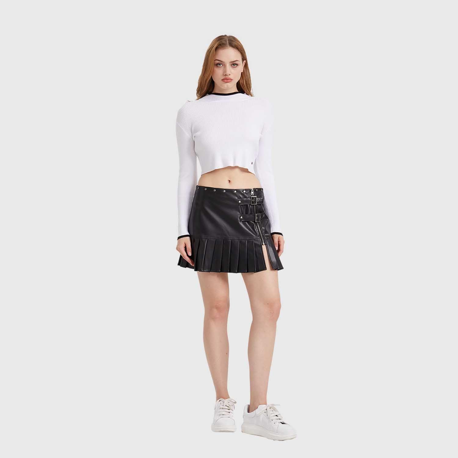 Sweater Mujer Contraste Blanco Fashion´s Park-3