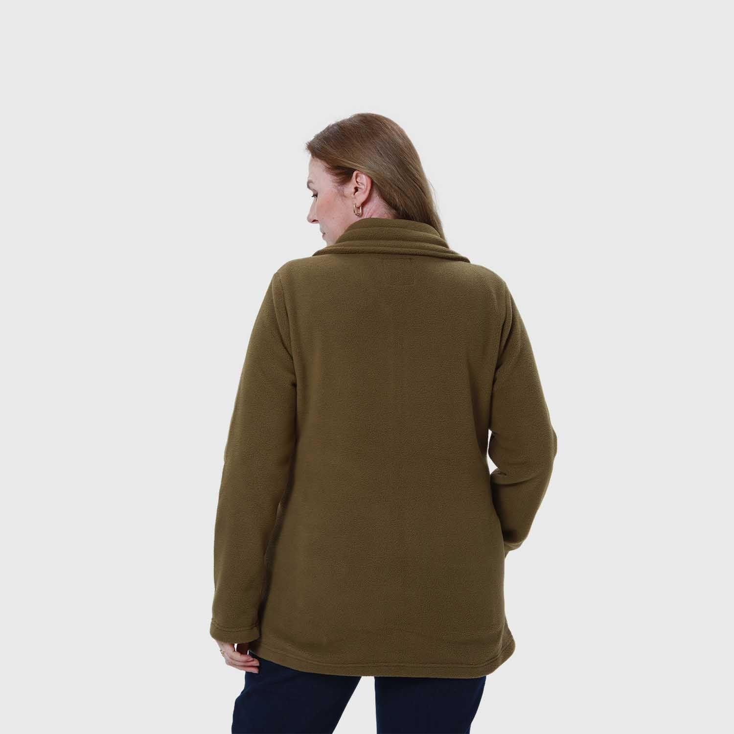 Polar Mujer Casual Básico Verde Militar Fashion's Park-2