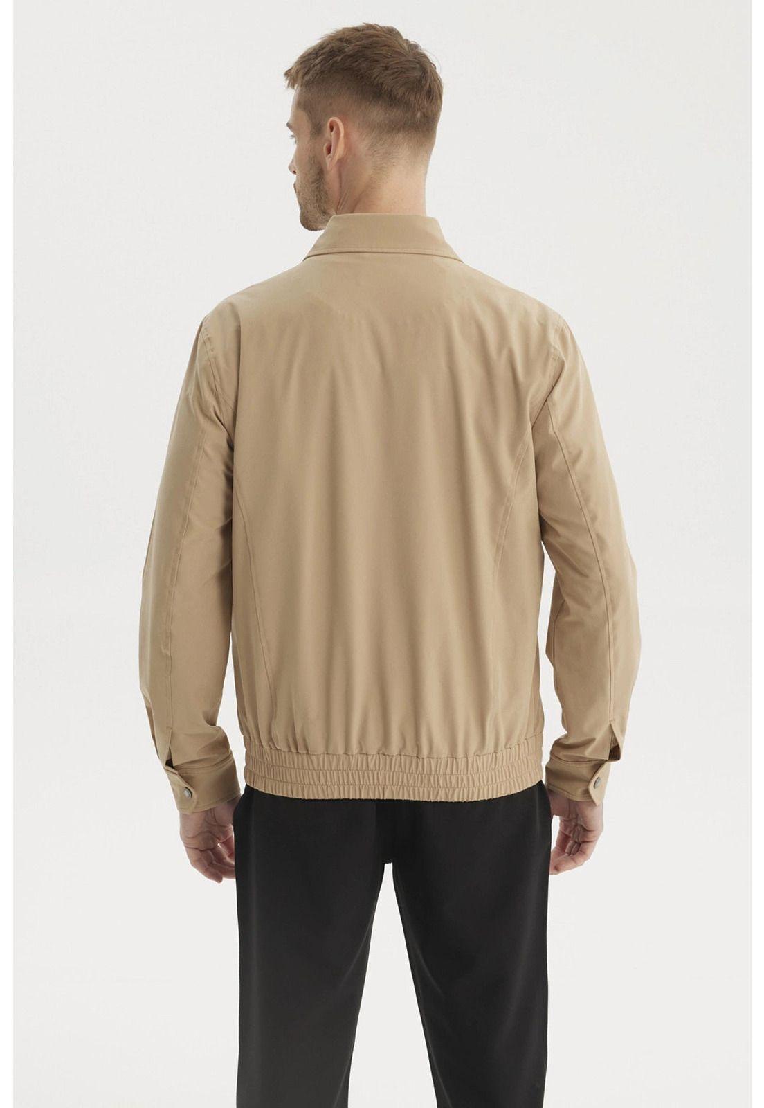 Chaqueta Hombre Full Zipper Caqui - ll-2