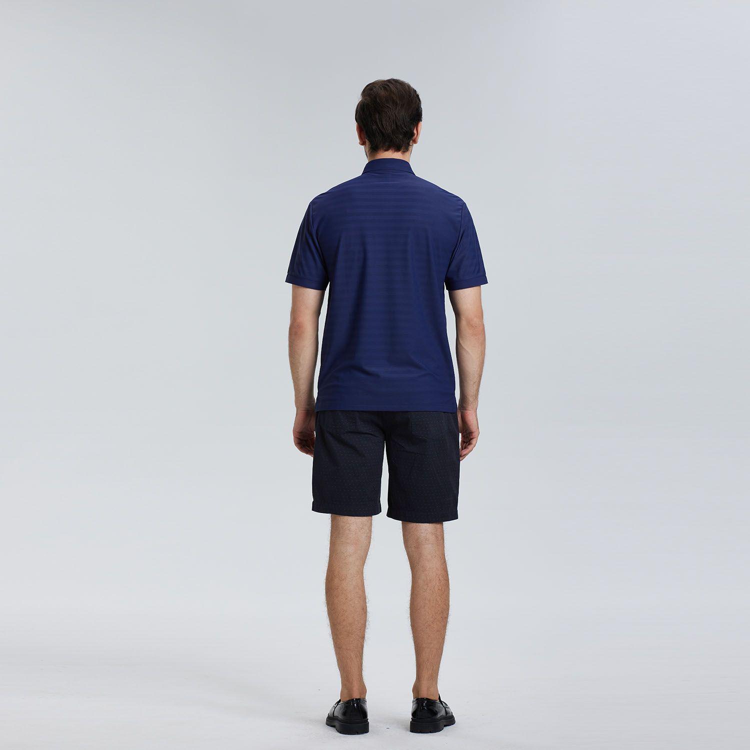 Polera Pique Azul Oscuro Hombre-2