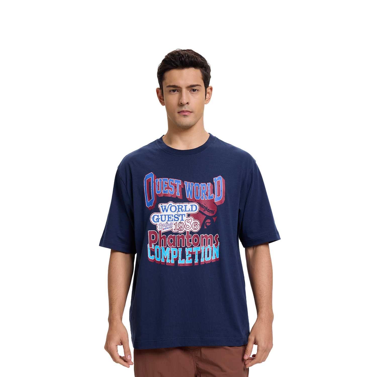 Polera Hombre Juvenil Print Azul Fashion's Park-0
