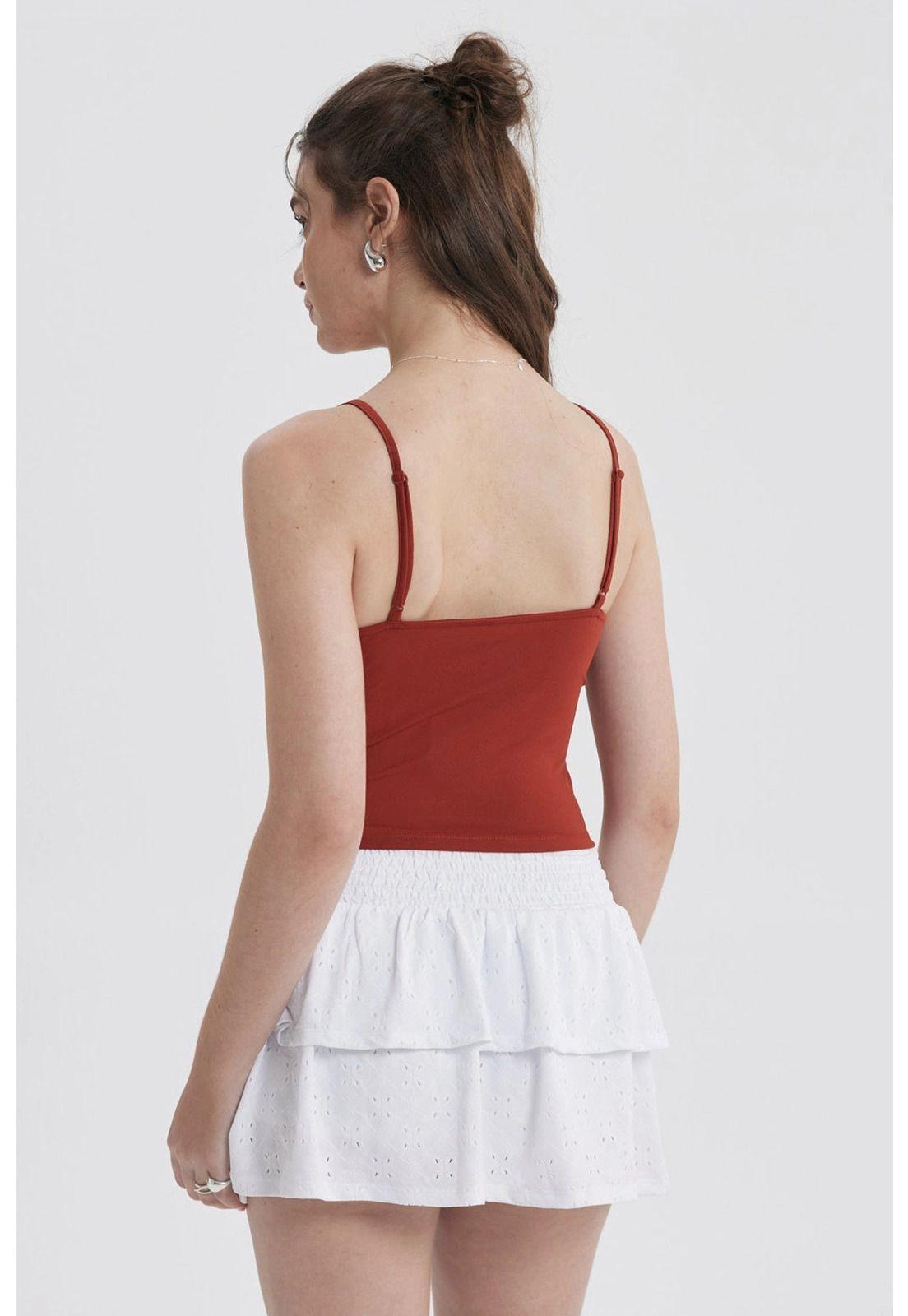 Peto Mujer Twist Terracota-2