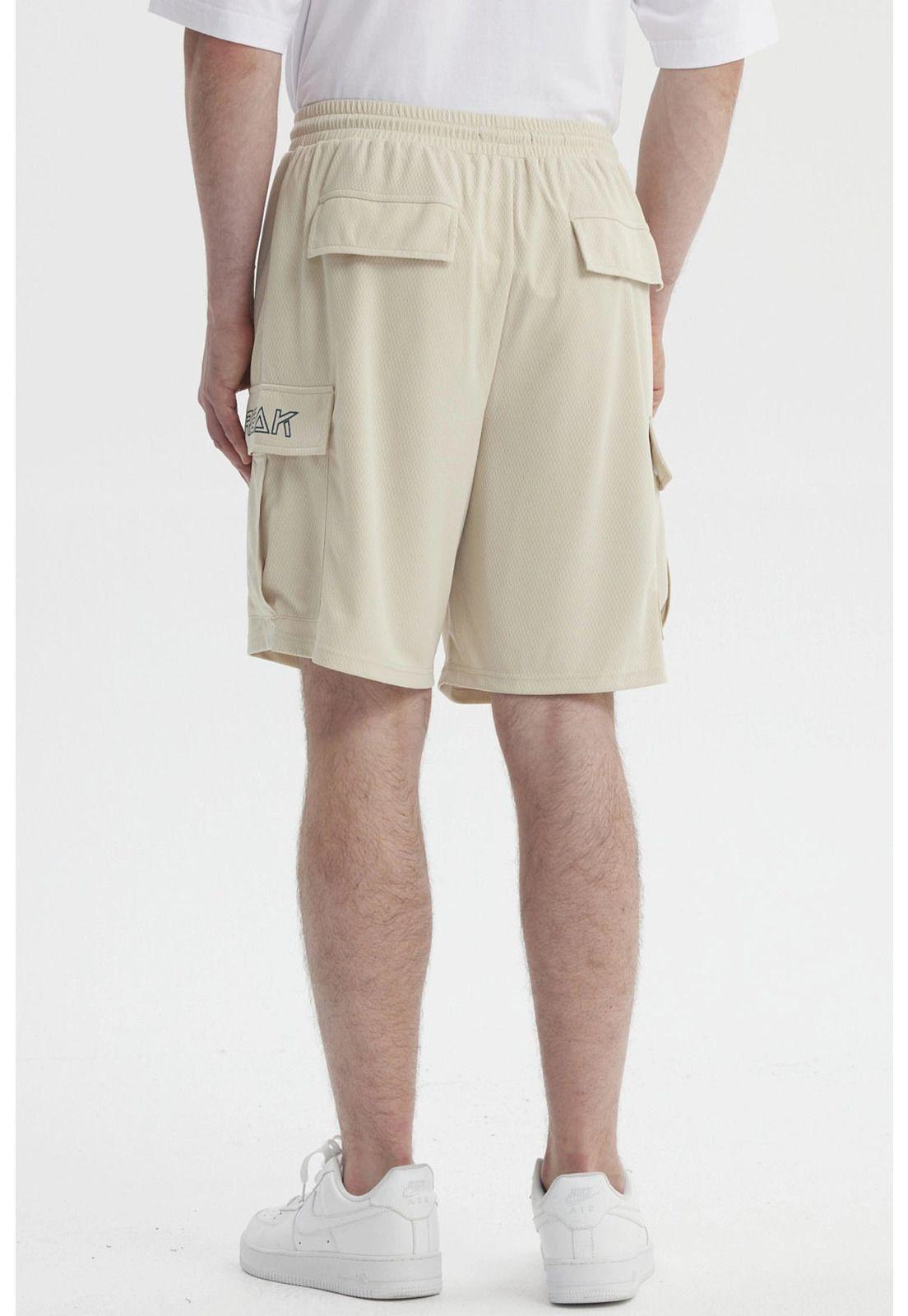 Bermuda Hombre Calce Recto Beige-2