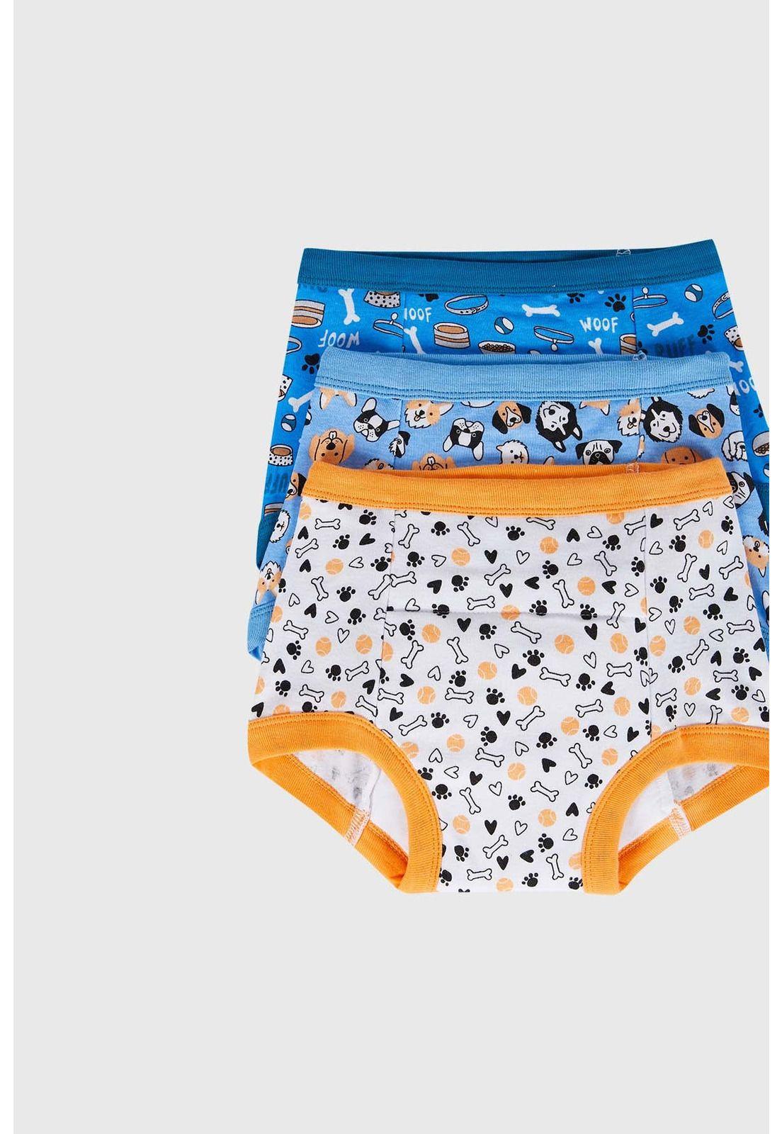 Bóxer Niño Tripack Azul - lll-1