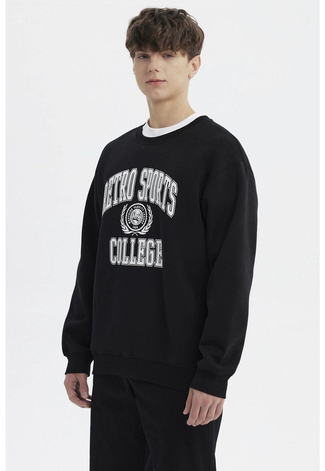 Polerón Hombre Slim Negro - XlV-1