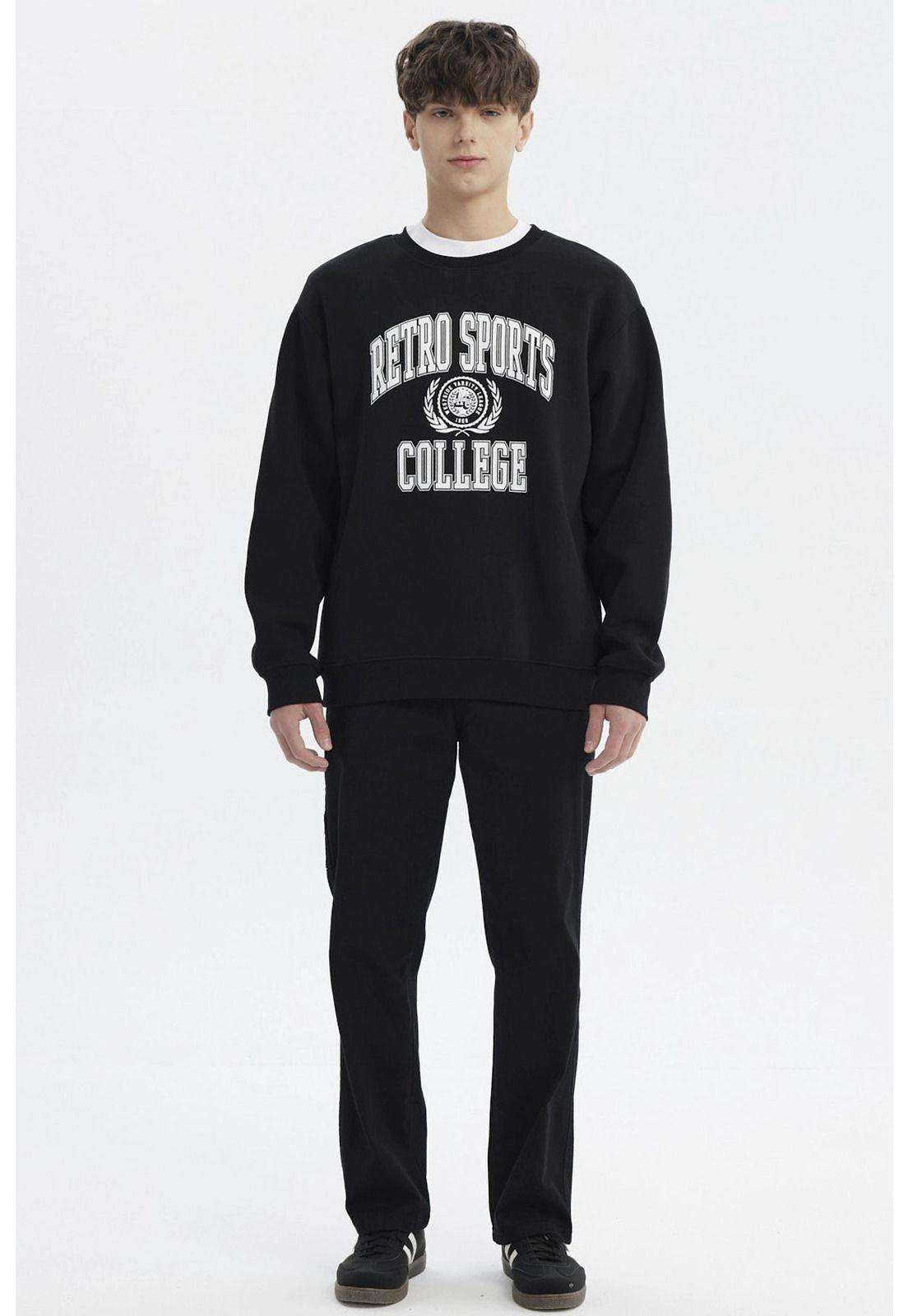 Polerón Hombre Slim Negro - XlV-3