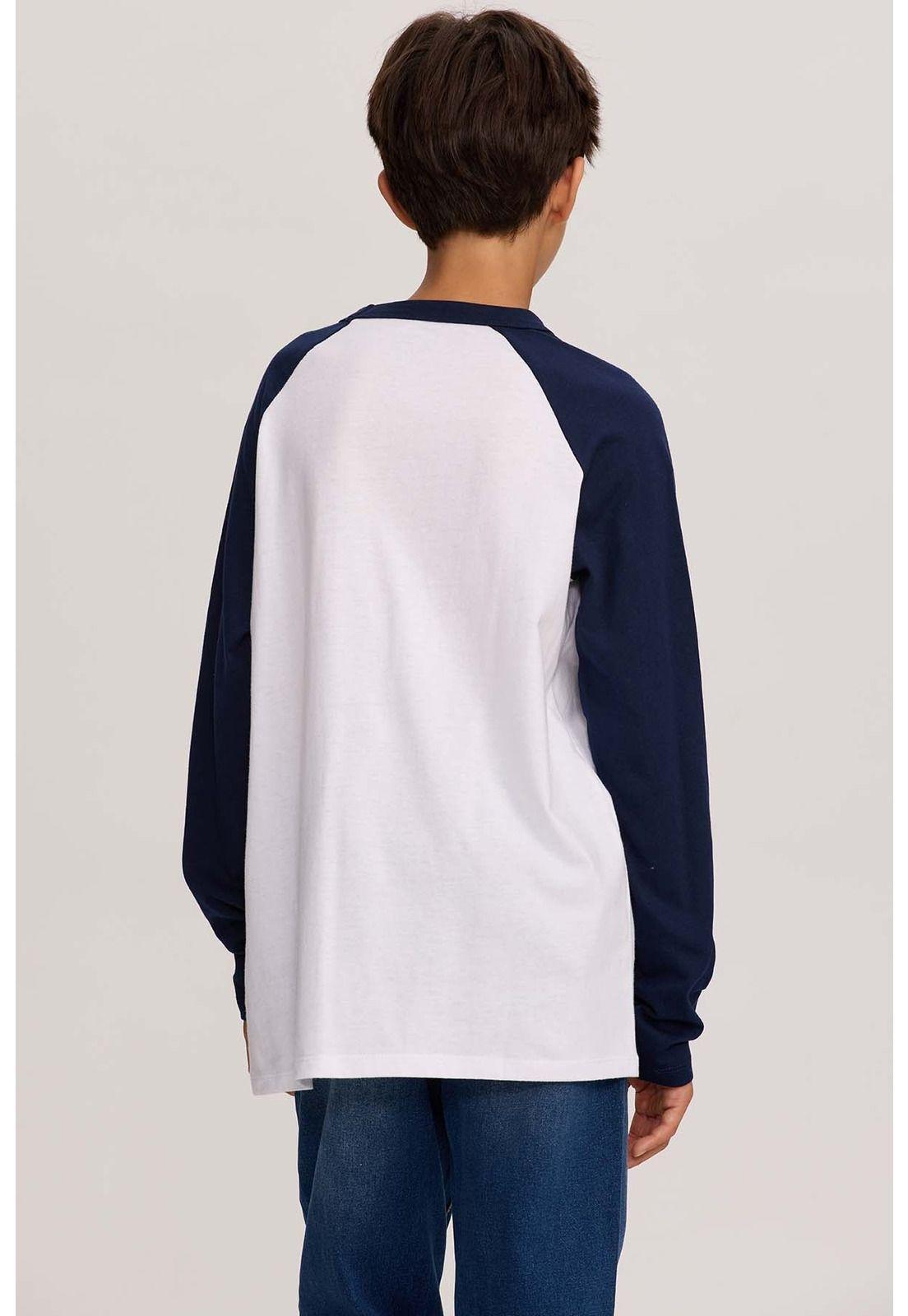 Polera Niño Con Bordado Blanco-2