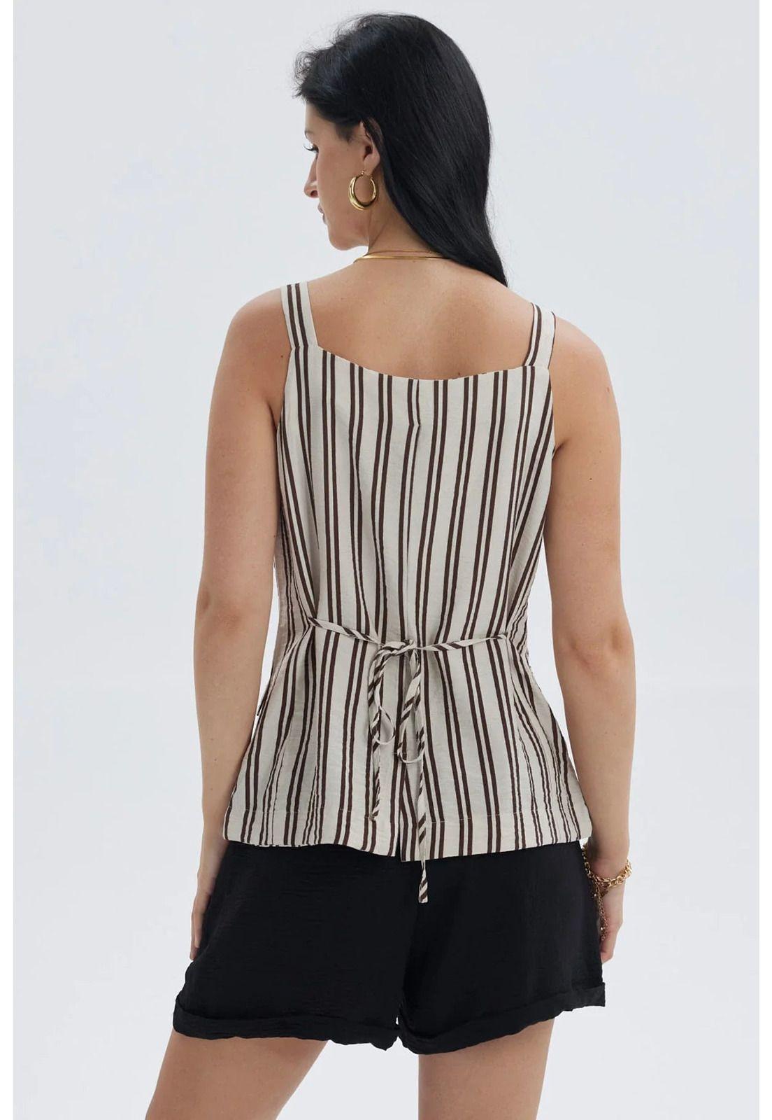 Blusa Mujer Tipo Gillette Pabilo Beige-2