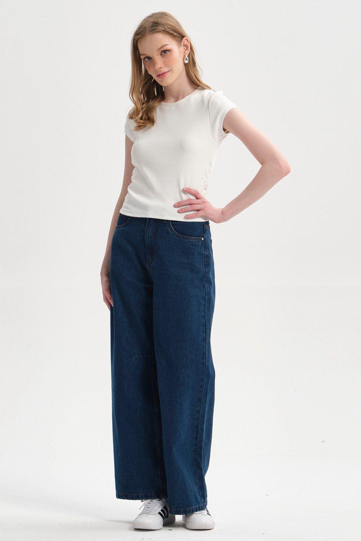 Polera Mujer Cropped Blanco-3