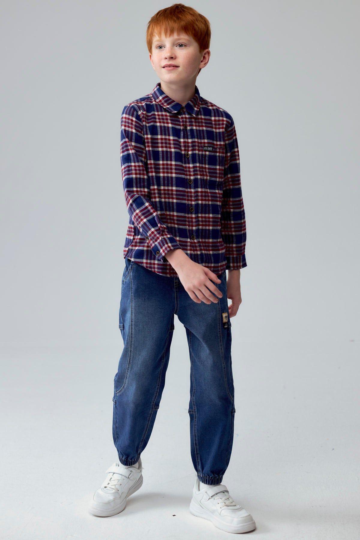 Camisa Niño Cuadrillé Azul II-3