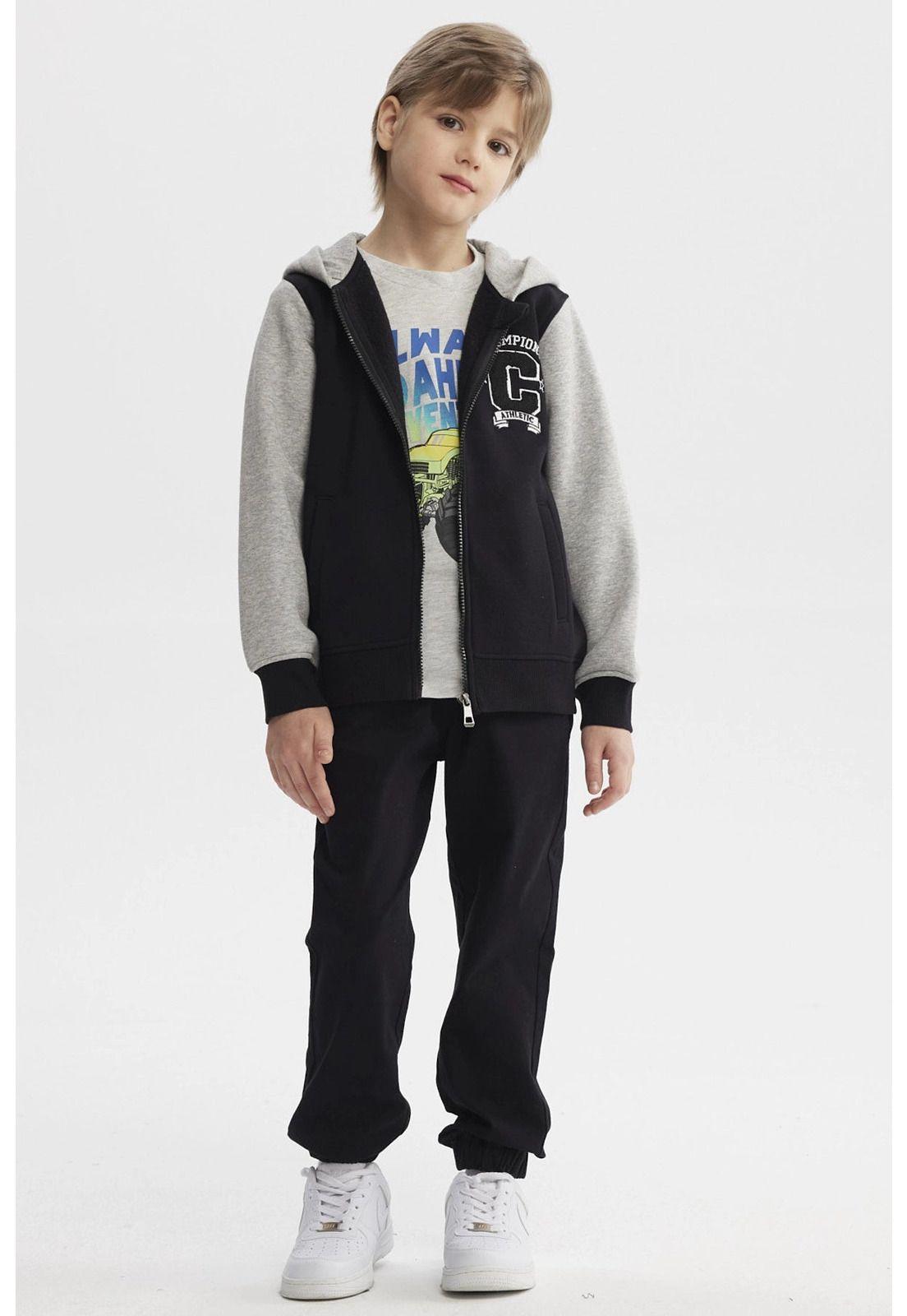 Chaqueta Niño Slim Negro-3