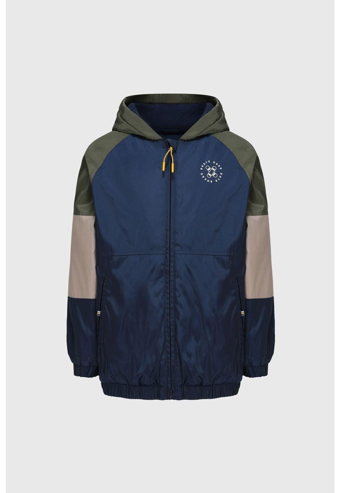 Chaqueta Niño Cortaviento Azul-0
