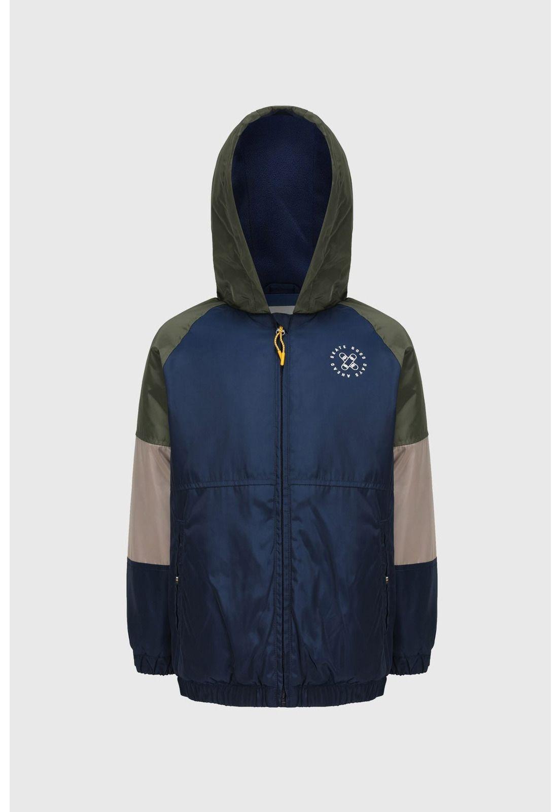 Chaqueta Niño Cortaviento Azul-1