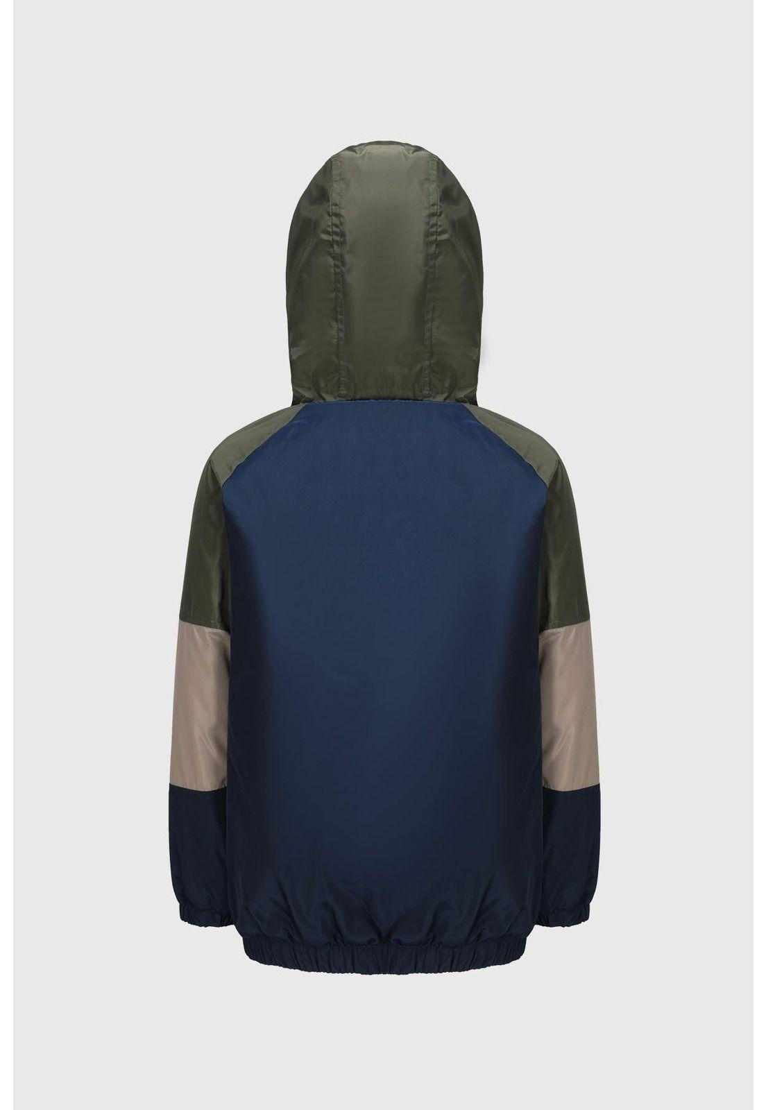 Chaqueta Niño Cortaviento Azul-2