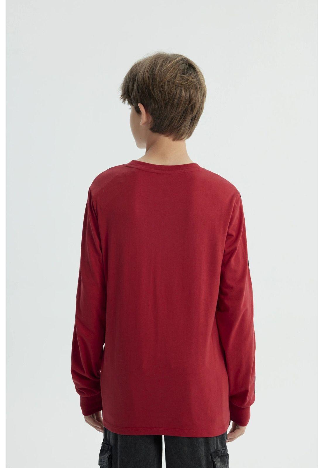 Polera Niño Regular Rojo-2