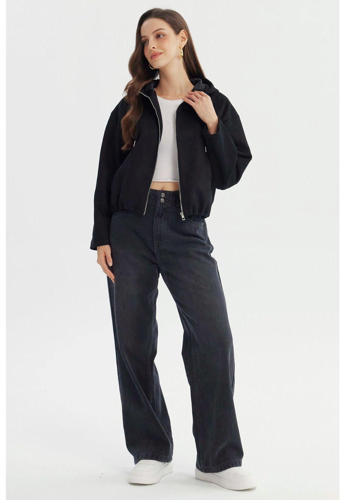 Chaqueta Mujer Classic Negro - ll-3