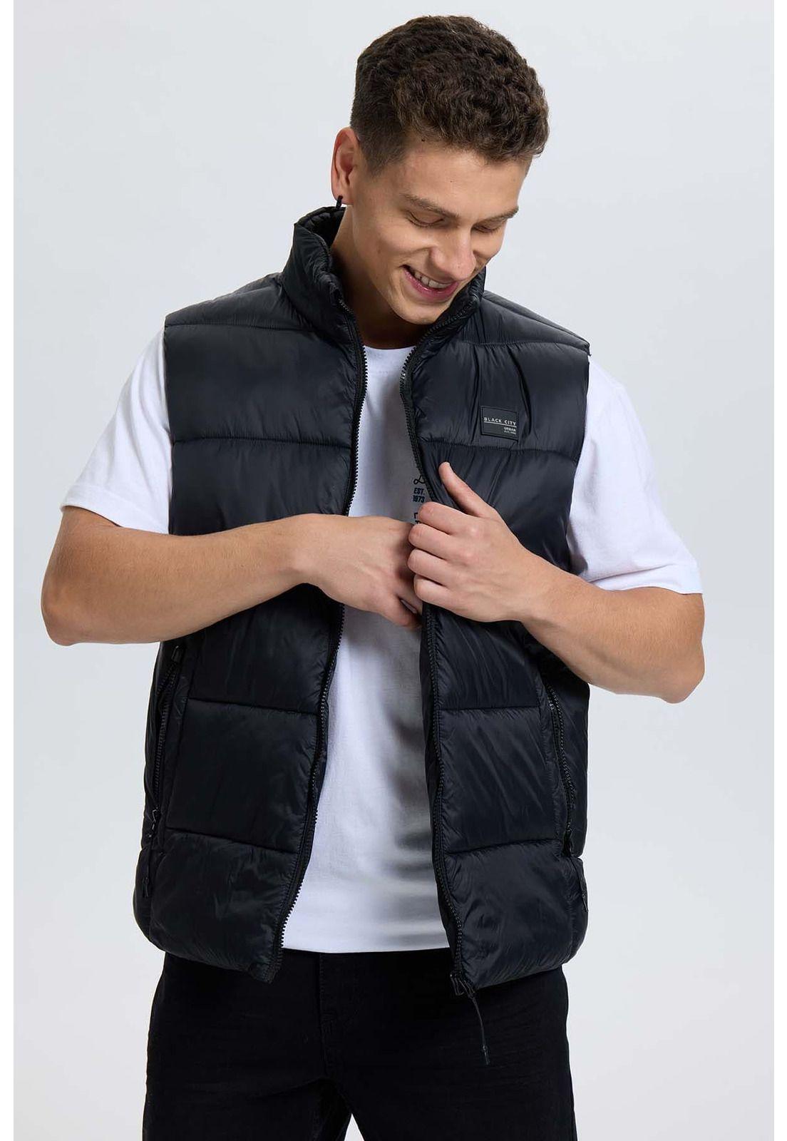 Parka Hombre Puffa Negro - V-0