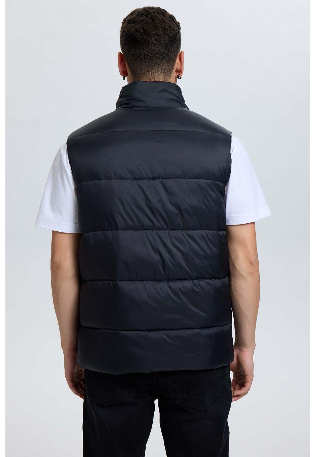 Parka Hombre Puffa Negro - V-2