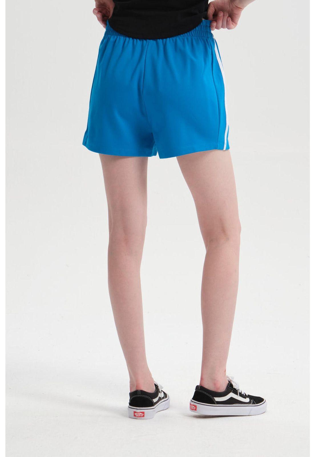 Short Mujer Raya Costado Azulino-2