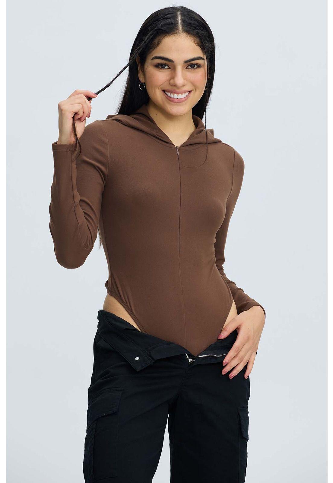 Polera Mujer Body Café-0