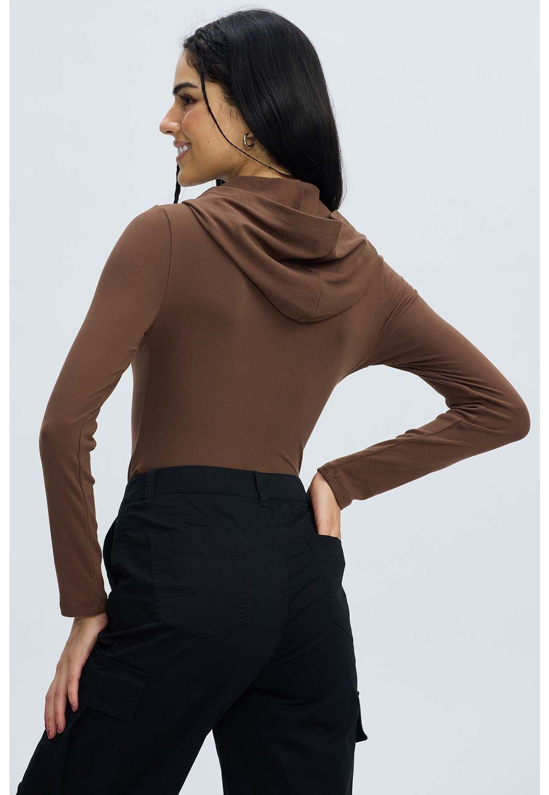 Polera Mujer Body Café-2