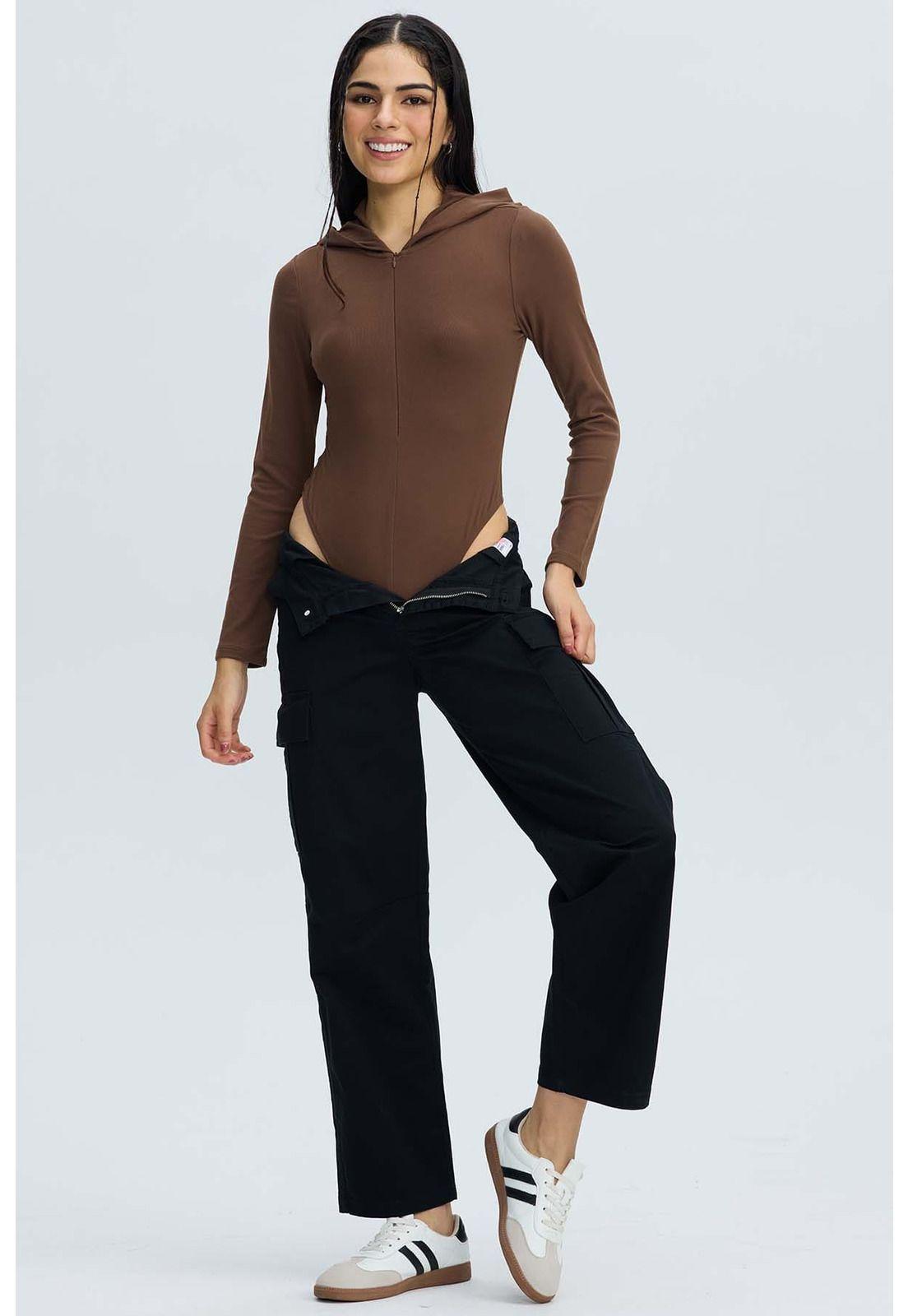 Polera Mujer Body Café-3