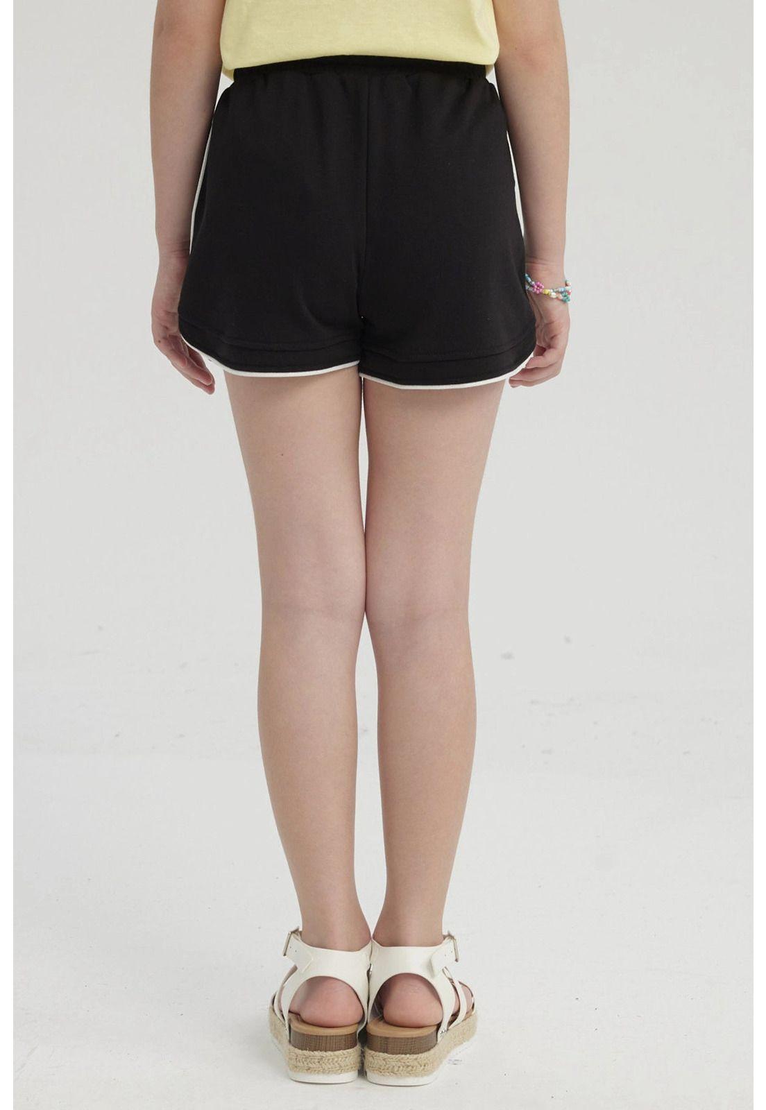 Short Niña Con Cordón Negro-2