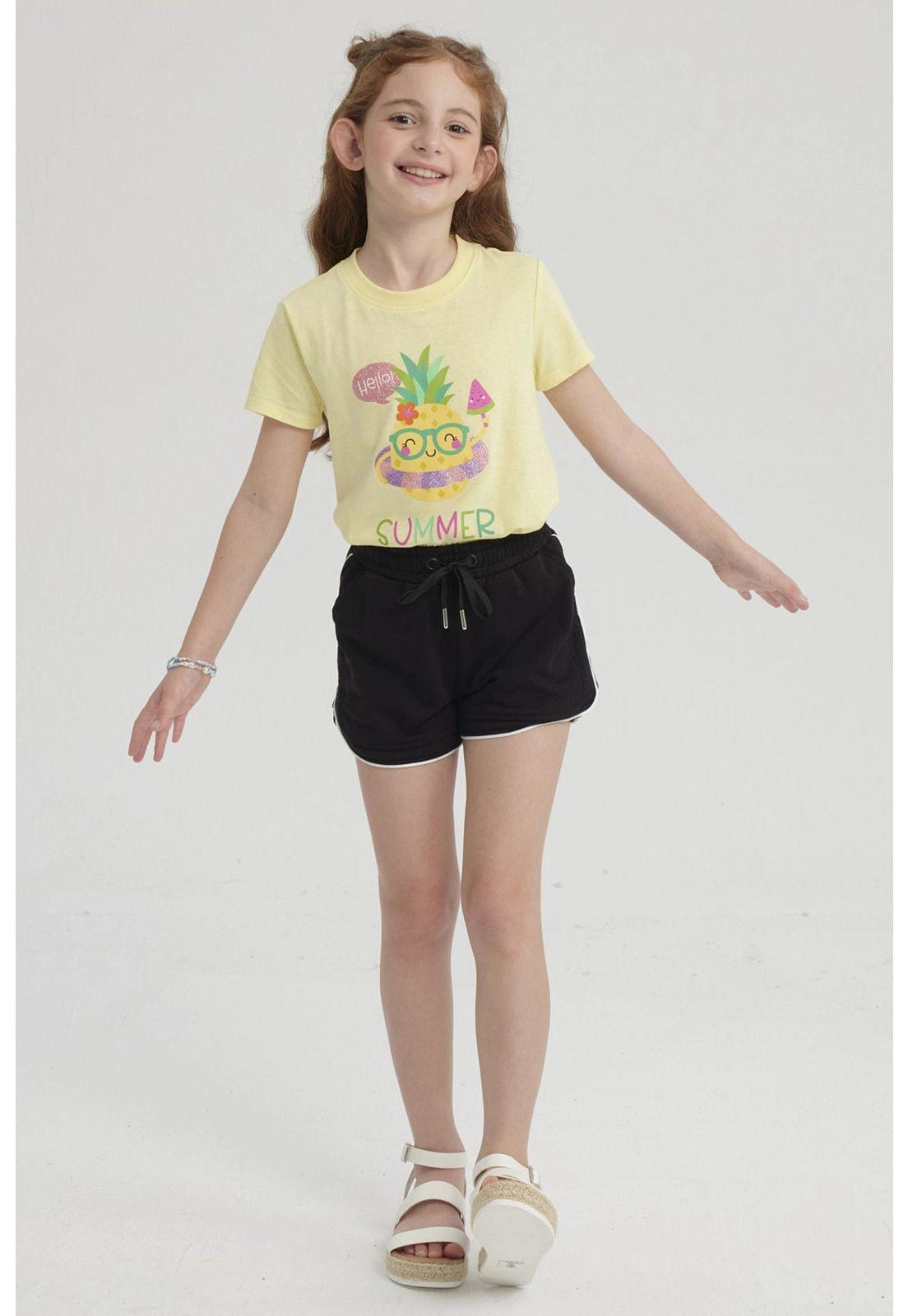 Short Niña Con Cordón Negro-3