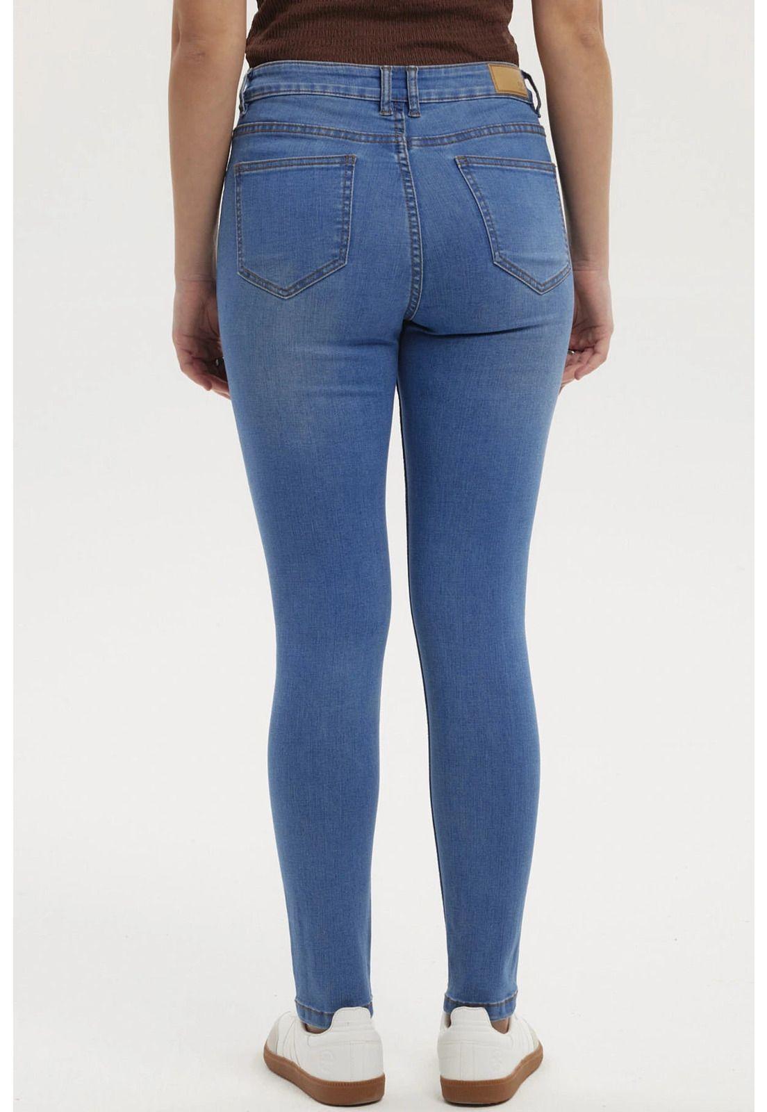 Jeans Mujer Super Skinny Estela Azul Claro - ll-2
