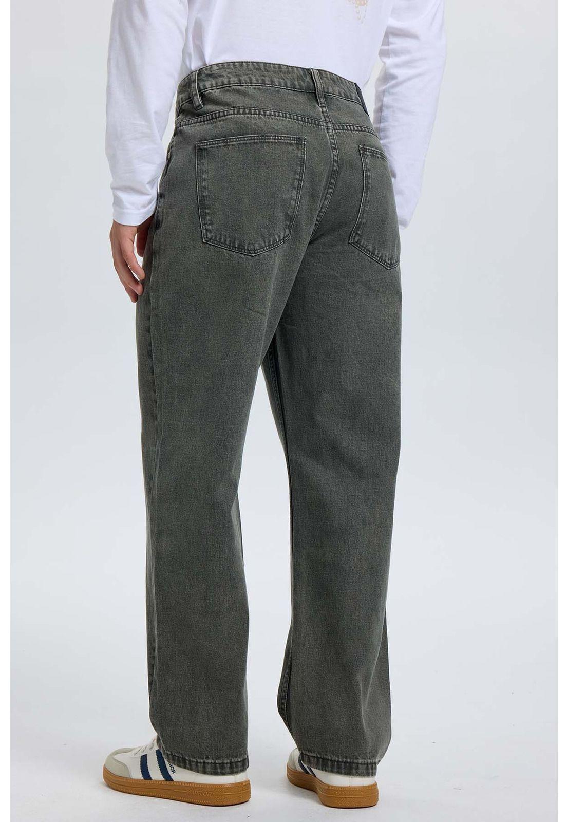 Jeans Hombre Relaxed Fit Lav Gris-2