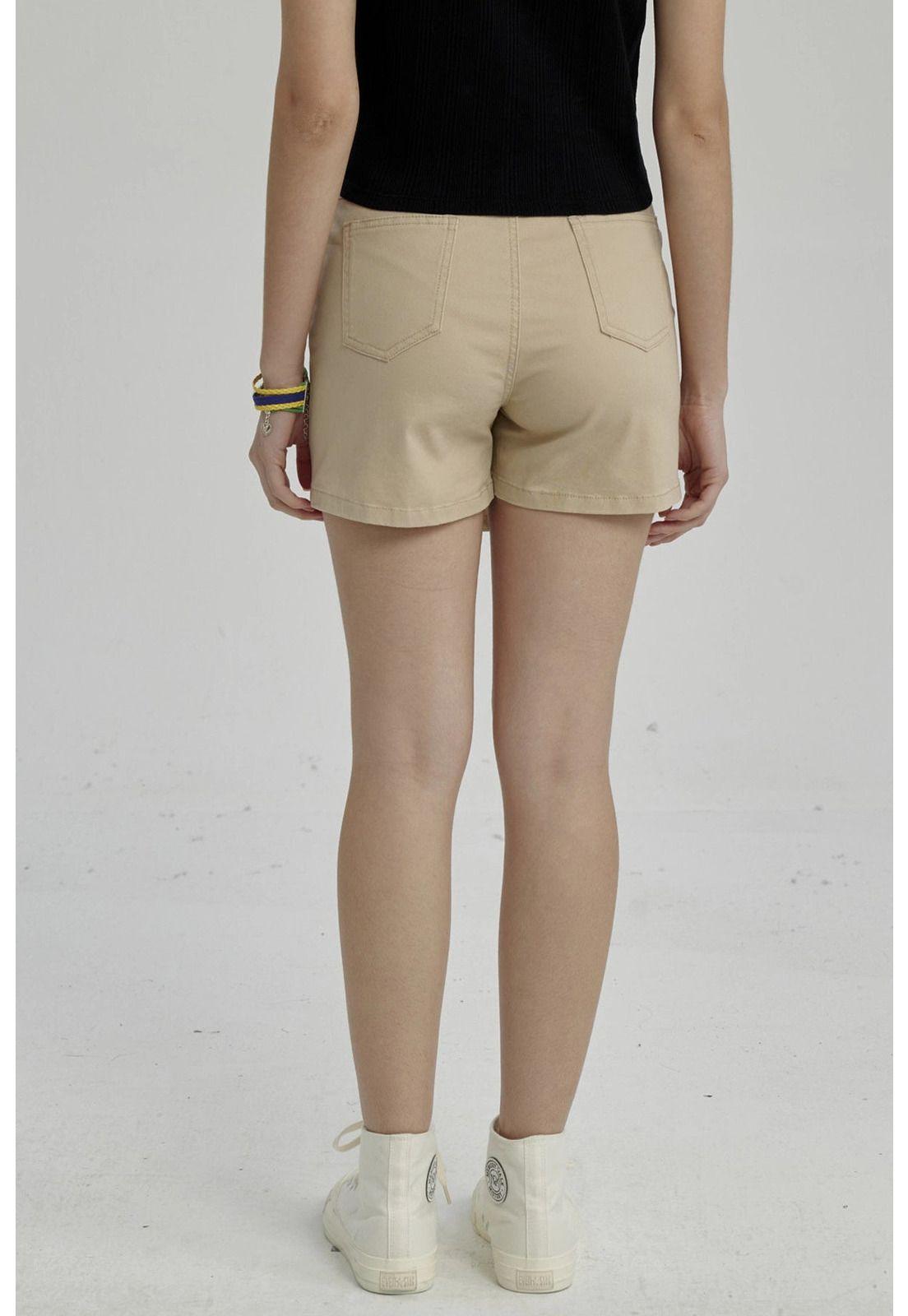 Short Niña Cargo Beige-2