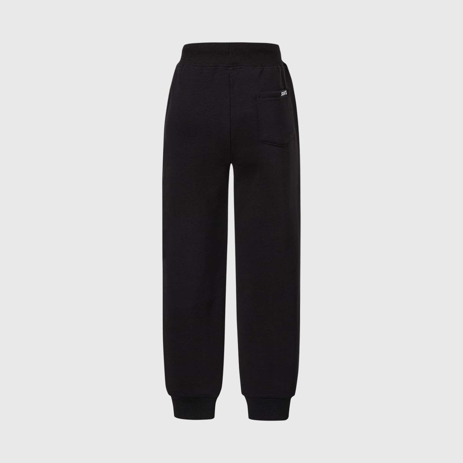 Pantalón Buzo Niño Jogger Print Negro X Fsp-1
