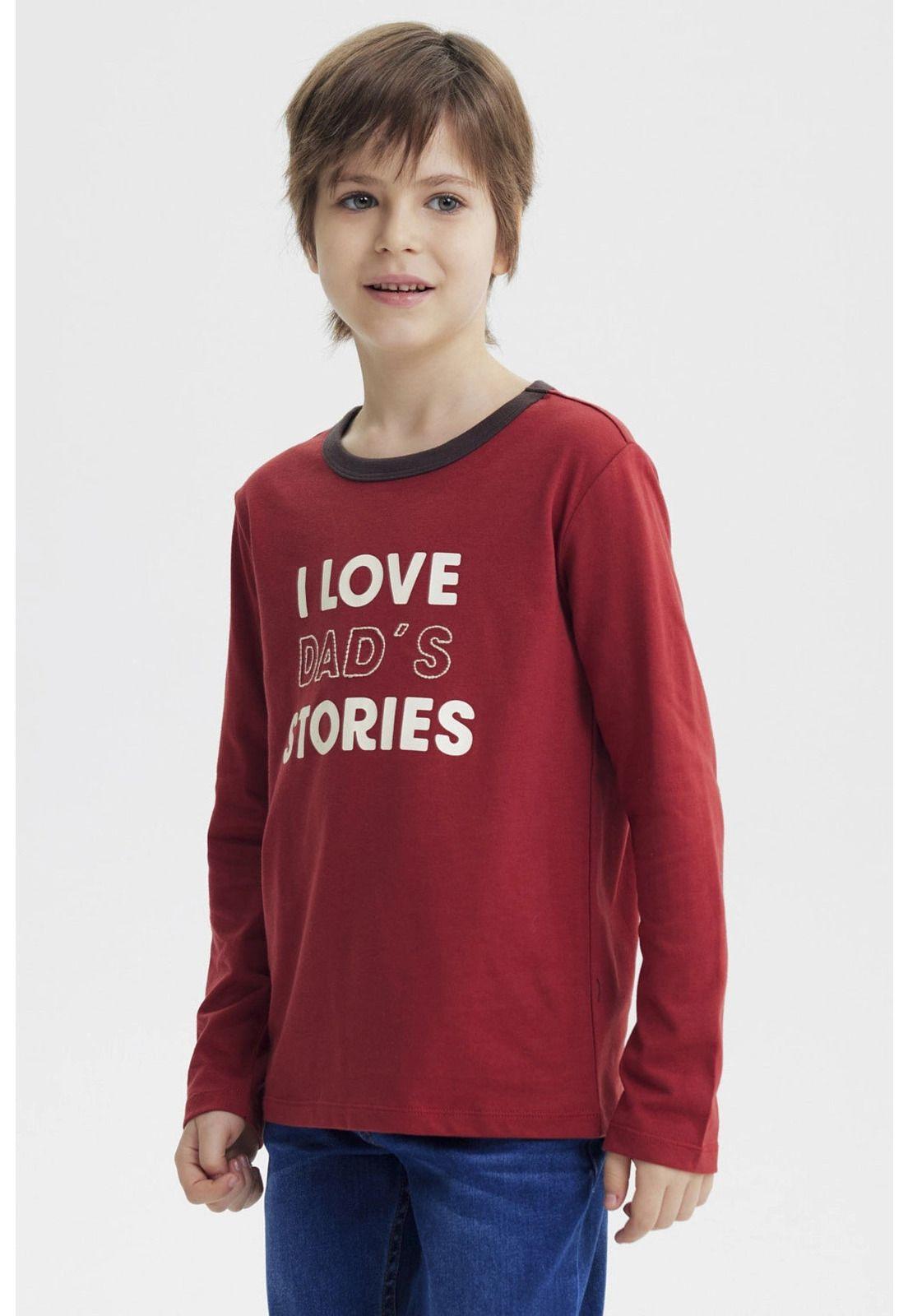 Polera Niño Slim Terracota-1