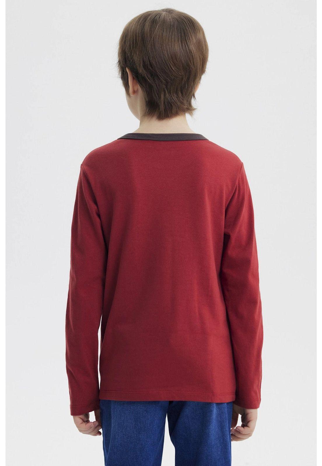 Polera Niño Slim Terracota-2