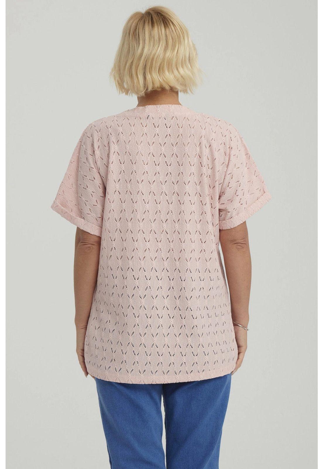 Polera Mujer Lisa Abotonada Verde Claro-1