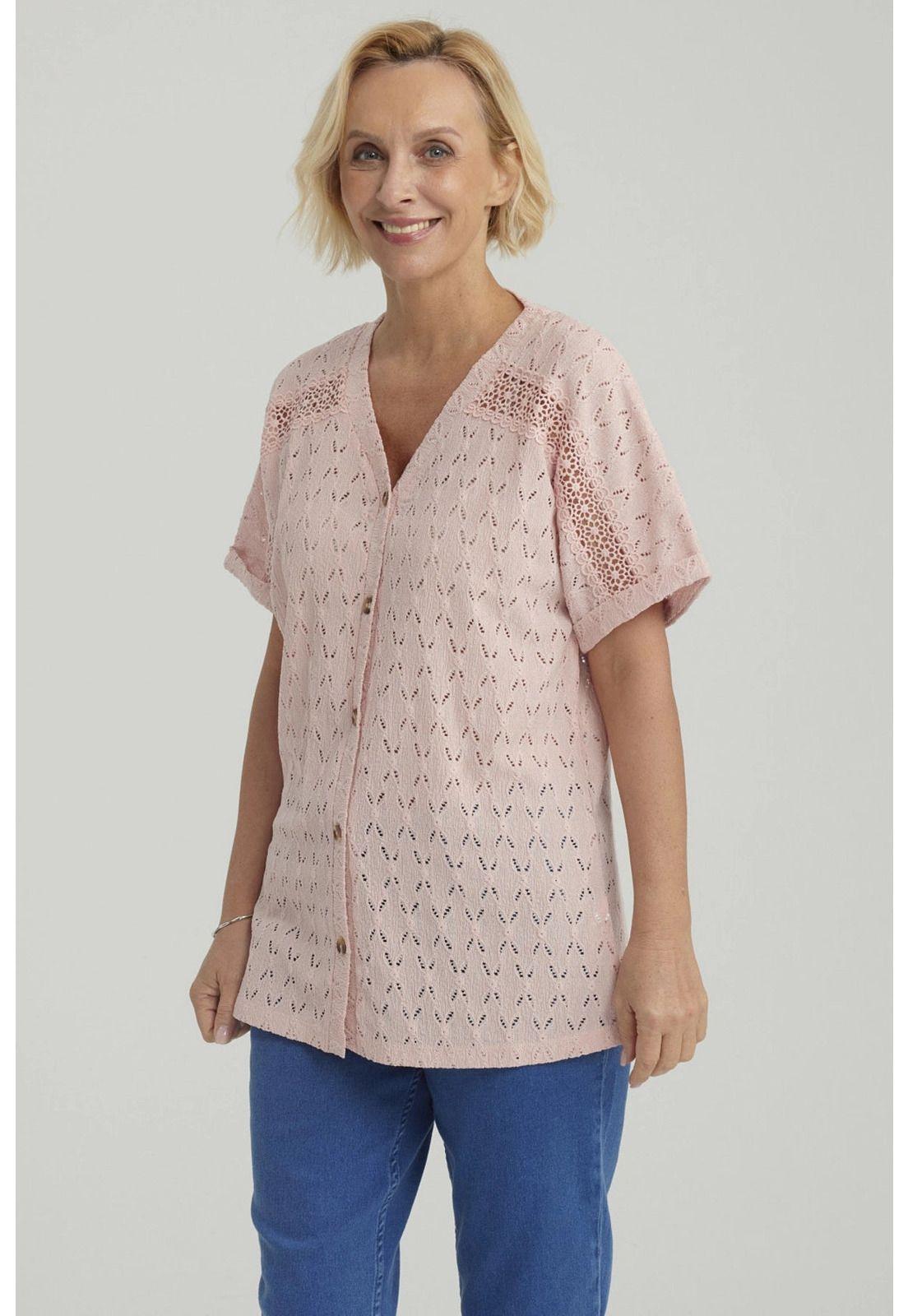 Polera Mujer Lisa Abotonada Verde Claro-2