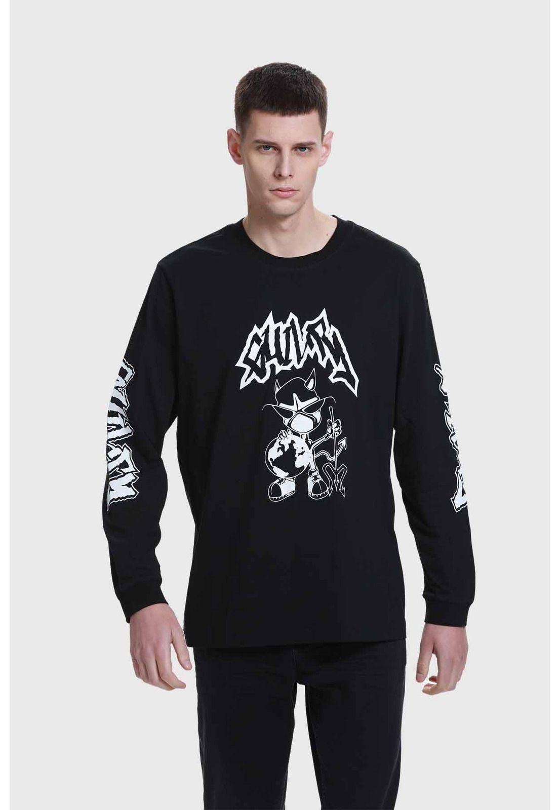 Polera Hombre Negro - lll-0