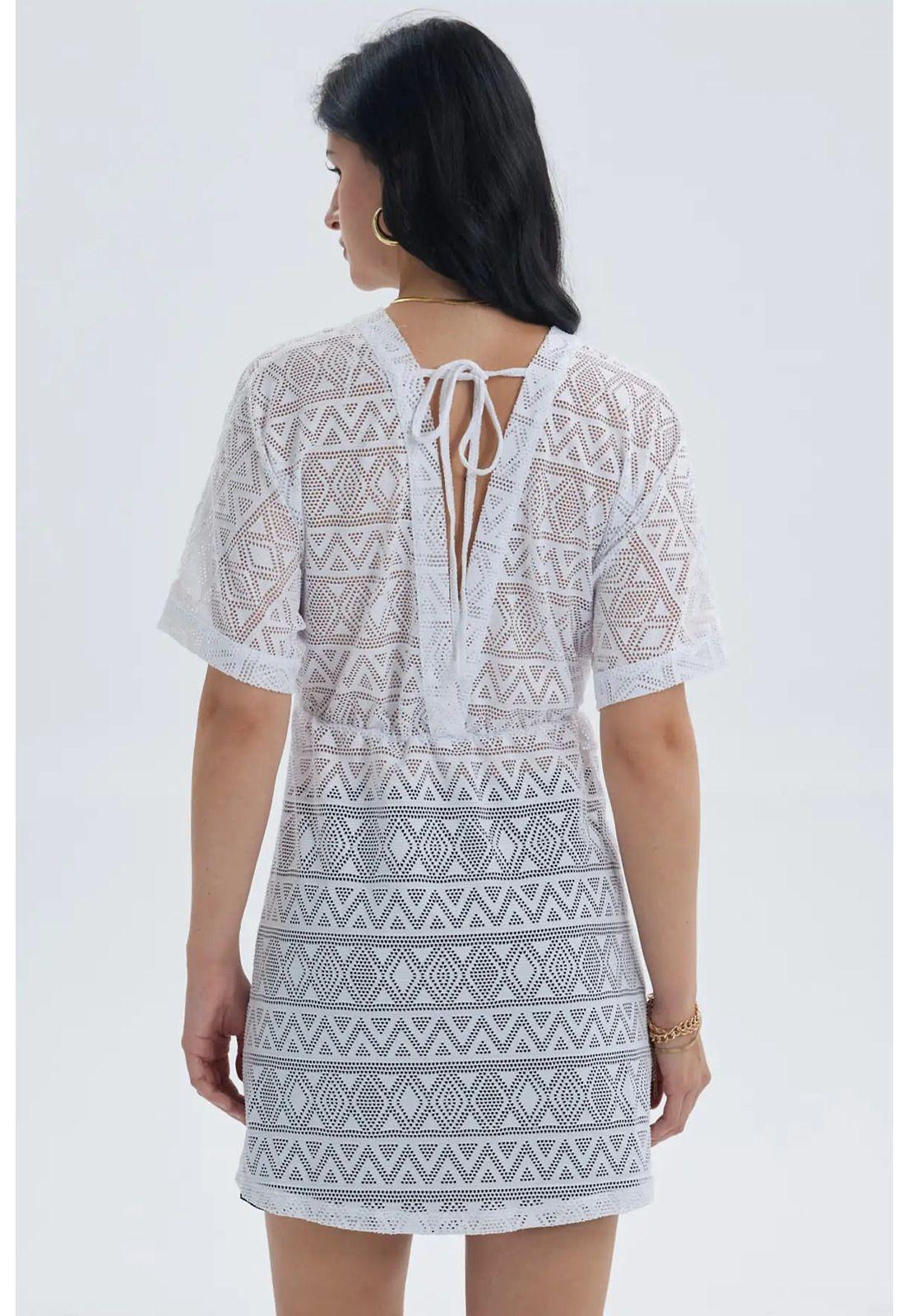 Polera Mujer Salida de Baño Blanco- ll-2