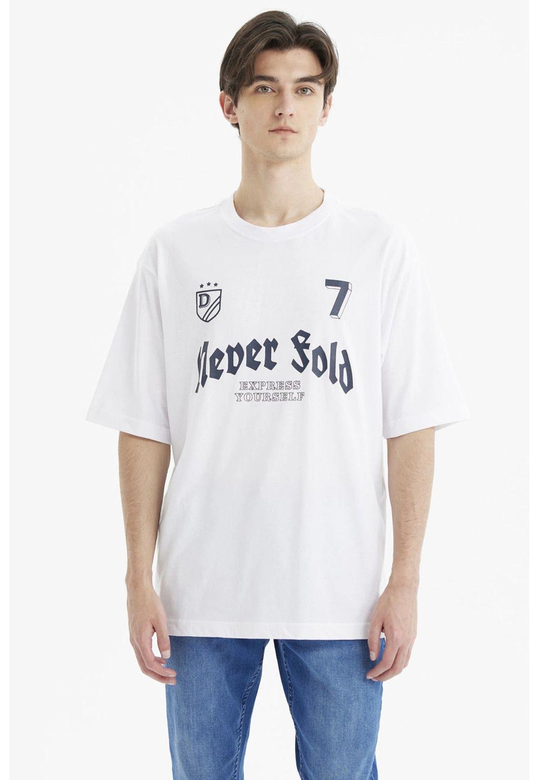 Polera Hombre Slim Blanco- lll-0