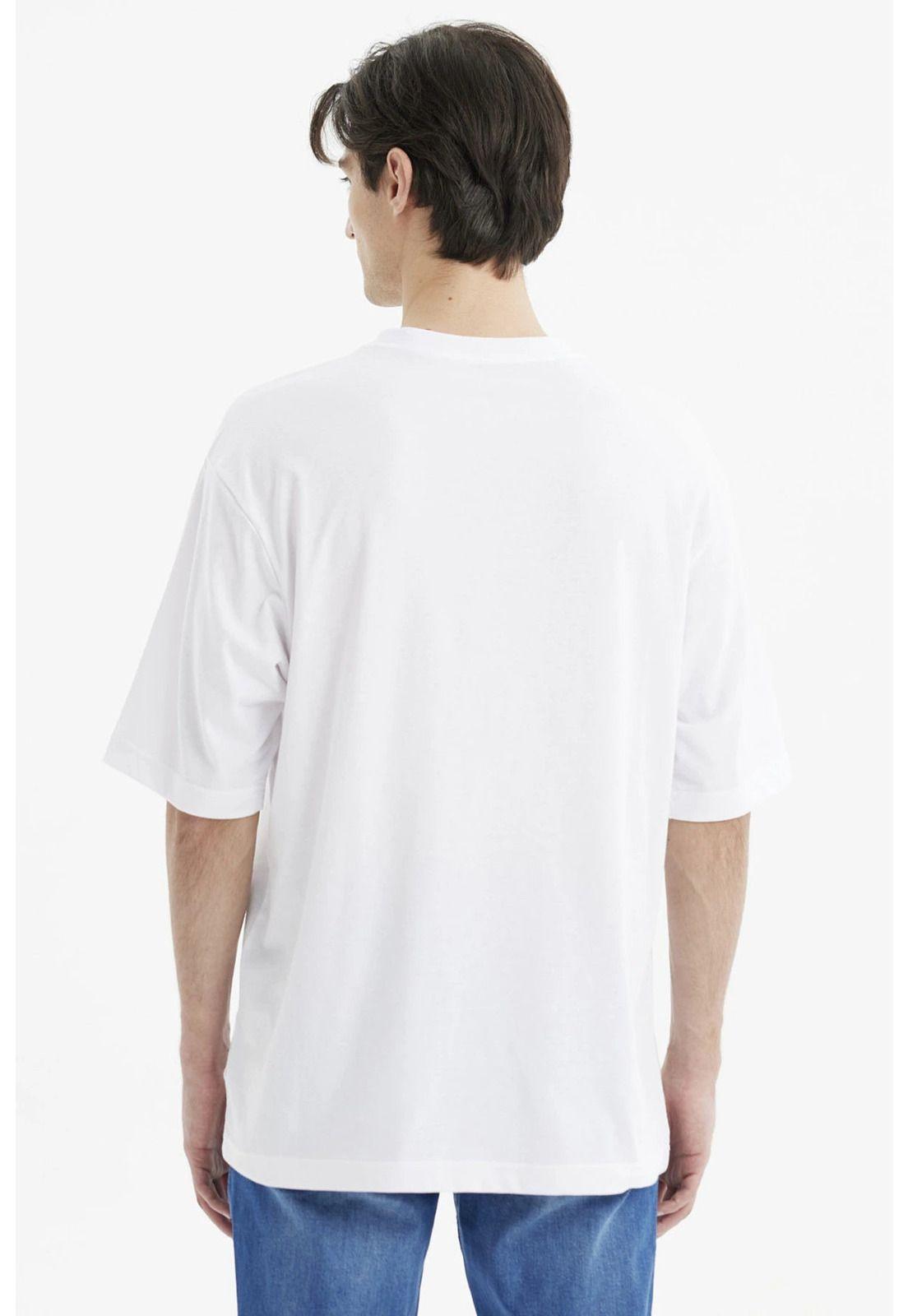 Polera Hombre Slim Blanco- lll-2