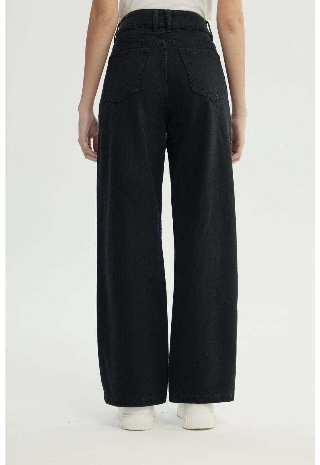Jeans Mujer Calce Recto Negro - XlV-2
