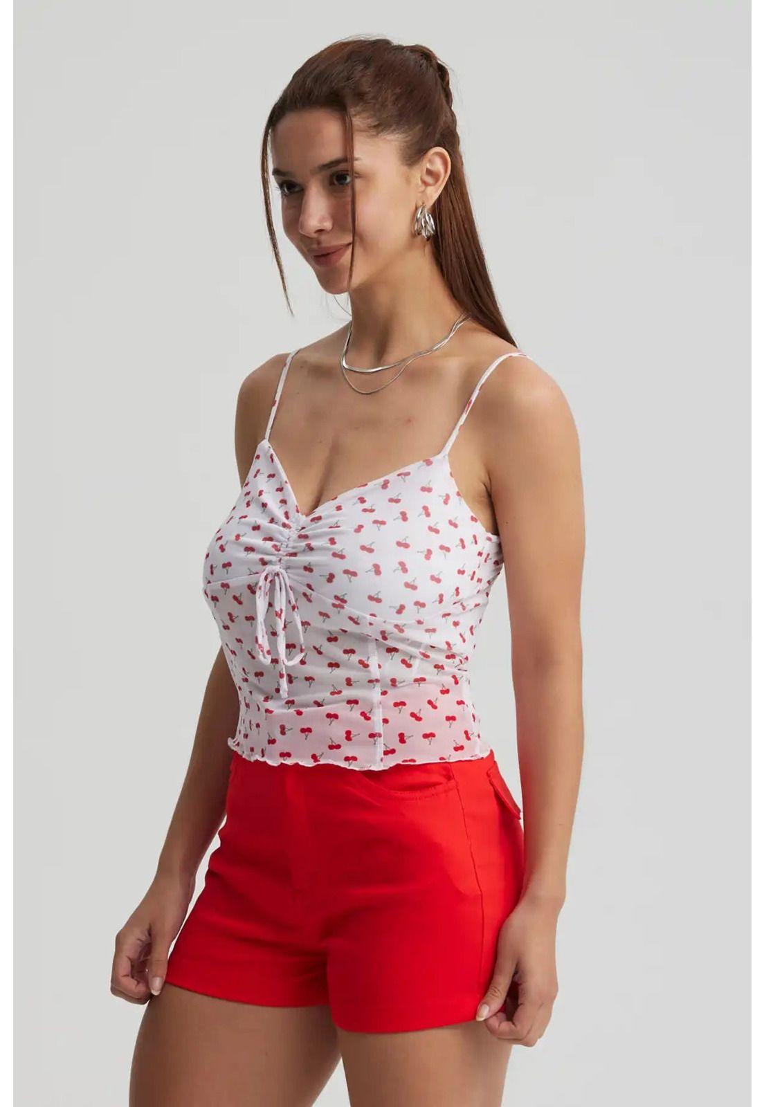 Polera Mujer Mesh Pabilo Blanco-1