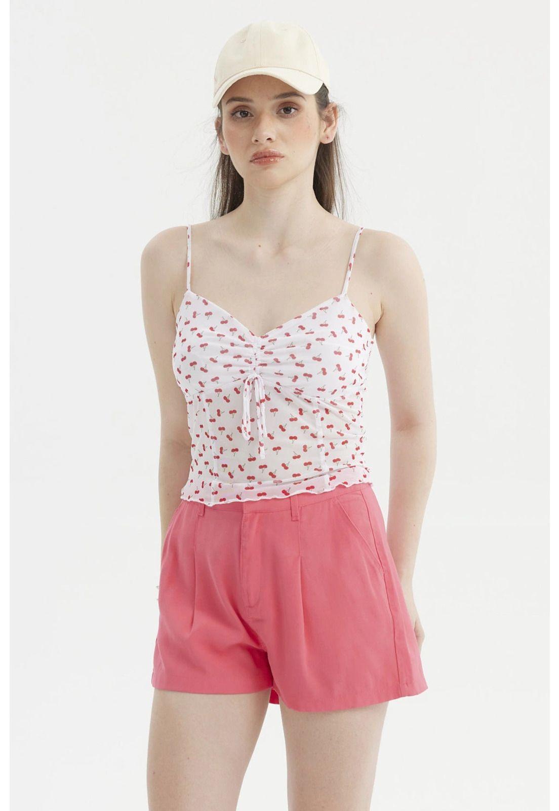 Polera Mujer Mesh Pabilo Blanco-4