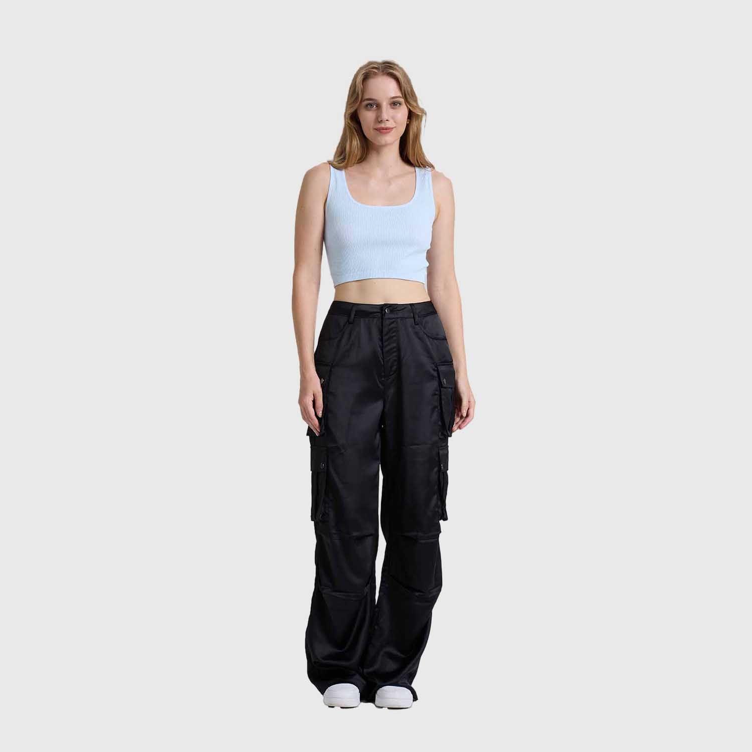 Polera Mujer Seamless Celeste Claro Fashion's Park-3