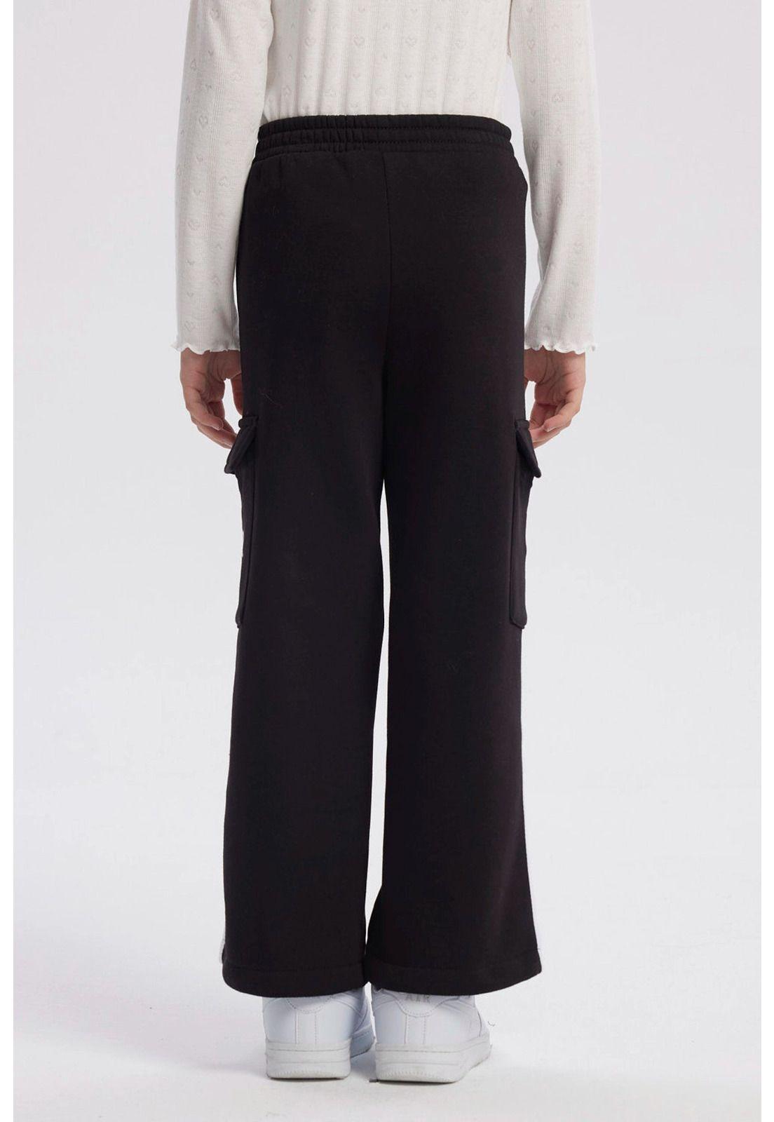 Pantalón Buzo Niña Pantalón Negro-2