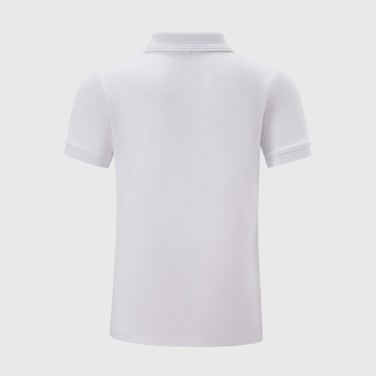 Polera Niño Pique Básica Blanco Fashions Park-1