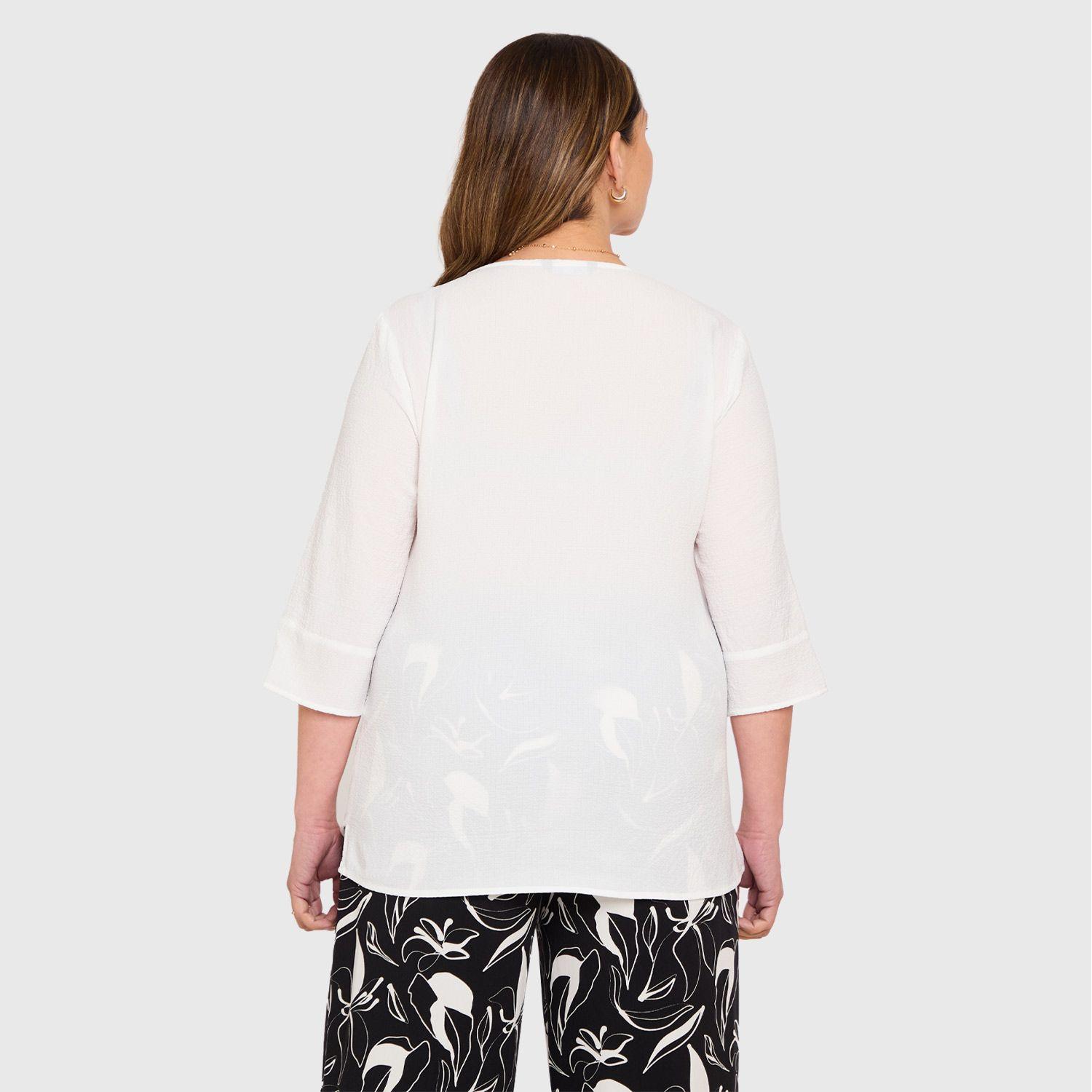 Blusa Mujer Lisa Crudo Fashions Park-2