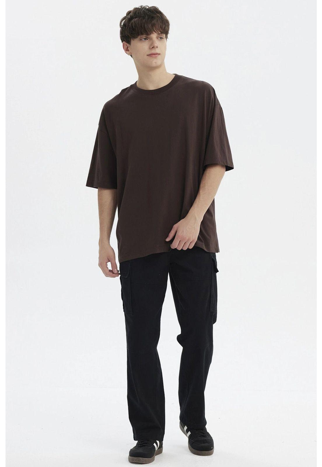Polera Hombre Oversize Chocolate - ll-3