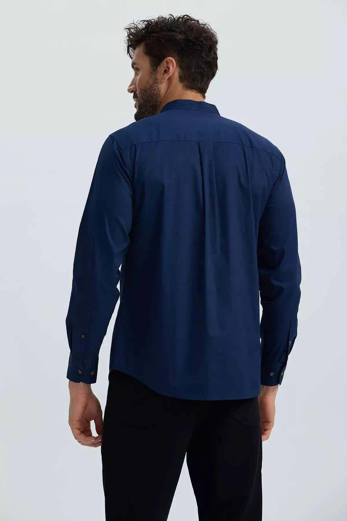 Camisa Hombre Premium Azul Denim-2